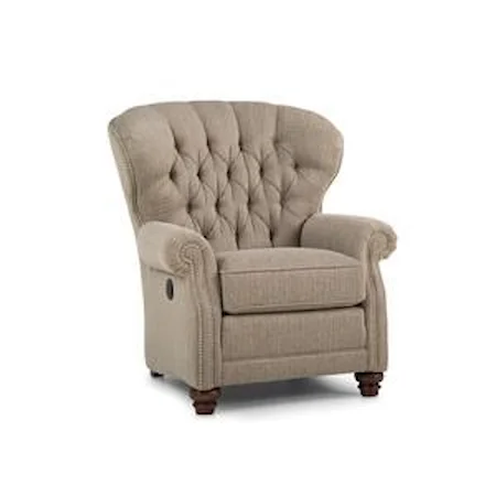 Motorized Reclining Chair Tufted Seat Back